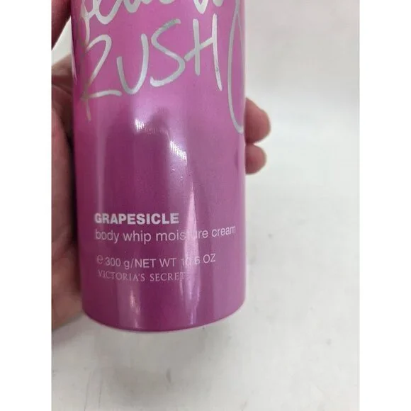 Victorias Secret Beauty Rush Grapesicle BODY WHIP Moisture Cream 10.6 Oz Unused
